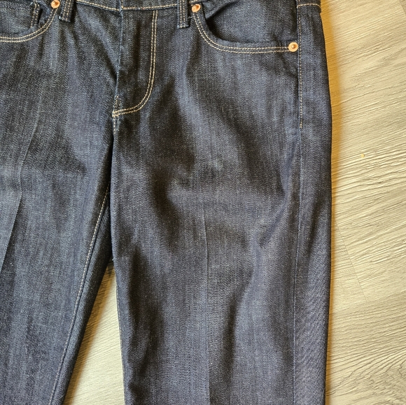 7 for All Mankind Dark Wash Straight Leg Jeans - Size 27 - Picture 3 of 8